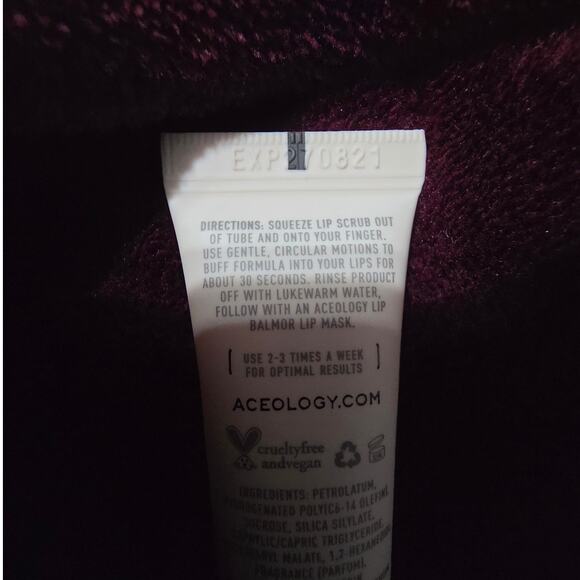 Acelology Passionfruit Refining Lip Scrub - NEW - Picture 3 of 3